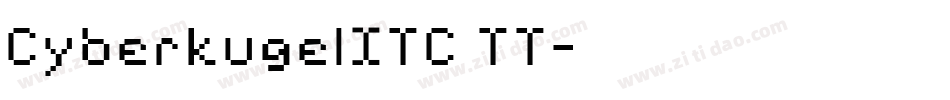 CyberkugelITC TT字体转换